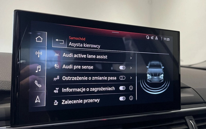 Audi A5 cena 214900 przebieg: 17522, rok produkcji 2023 z Kępice małe 352